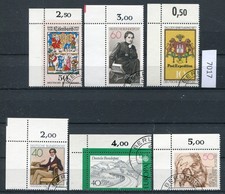 Bund/BRD 953 1001 948 947 934 962 Ecke 1  Rund Stempel EST Berlin 12 (7017)