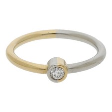 Solitär Brillant Ring