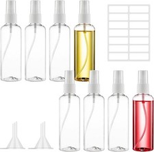 8 x 100ml 50ml Sprühflasche Klein Zerstäuber Spray Parfüm Reise Nachfüllbar Leer