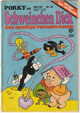 ✪ Porky ist Schweinchen Dick #91, Condor 1977 COMICHEFT *Fernseh-Comic