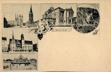 Ak Halle an der Saale