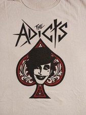 THE ADICTS 90er Vintage Punkrock Concert T-Shirt XL SEX PISTOLS THE CLASH DAMNED