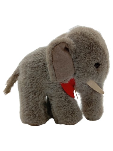Steiff kuscheltier grau knopf - steiff,