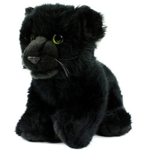 Kuscheltier panther schwarz - panther,
