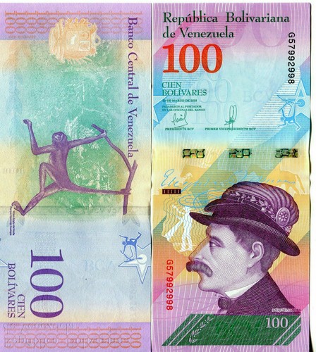 Venezuela banknote 100 - venezuela,