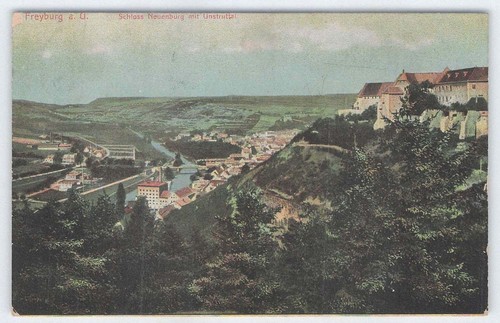 Ansichtskarte freyburg d - ansichtskarte,