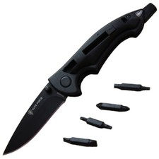 Elite Force® 601 Multitool mit Biteinsatz und Doppelbits Messer Klappmesser NGT