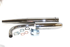 Tuning Auspuff Set komplett Spitztüte D=Ø32 Simson KR51/1 Schwalbe Star Habicht