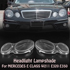 Paar Scheinwerferglas Streuscheibe Links+Rechts Für Mercedes Benz W211 2002-2009