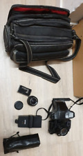 MAMIYA ZE mit Blitz und Tele Zoom OSAWA 80-205 mm, Macro 52 Durchmesser,