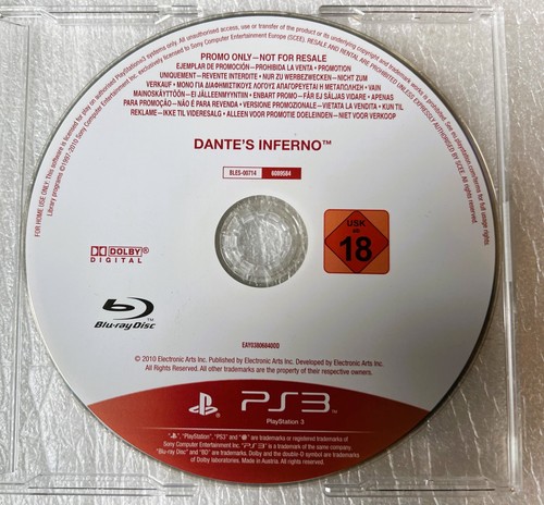 Dante inferno ps3 - ps3, promo