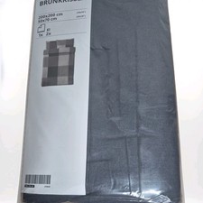 IKEA BRUNKRISSLA Doppel Bettbezug und Kissenbezug Neu Originalverpackt 100% Baumwolle