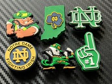 Premium 6er Set Notre Dame Fighting Irish American Football NCAA Schuh Charms