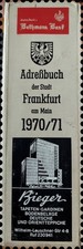 Adressbuch Stadt Frankfurt am