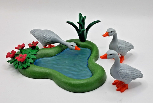 Playmobil graugänse teich - ,