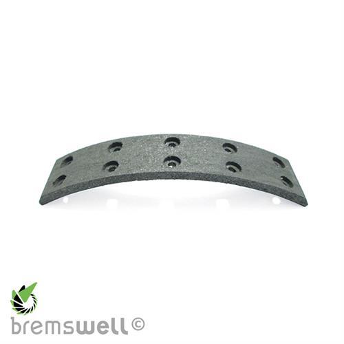 Bremsbelag 160x30 10loch - bremsbelag,