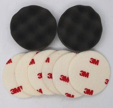 8x Schleifpad Polierpad 3M 75mm