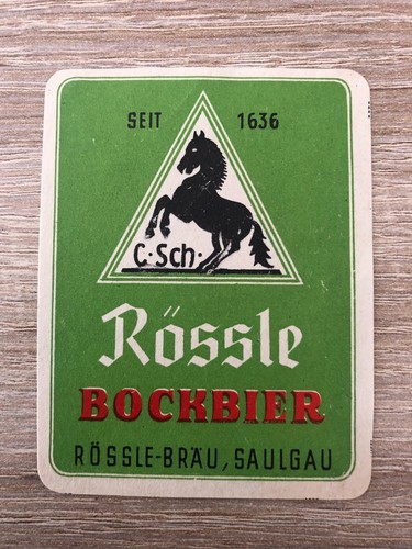 Bieretikett rössle bräu - bieretikett, rössle-bräu