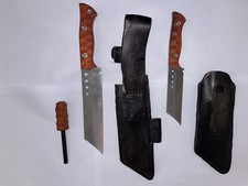 Messerfieber Waidbesteck Set 3-teilig,Bushcraft,Jagd, 1.4116 Krupp Stahl
