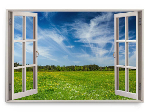 120x80cm wandbild fensterbild - 120x80cm,