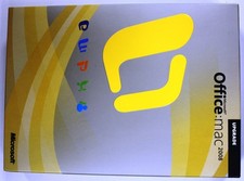 Microsoft Office for MAC 2008 German Upgrade DVD + Box