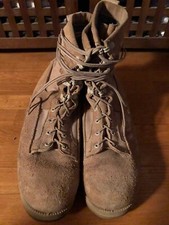 NEUWERTIGE US ARMY DESERT BOOTS KAMPFSTIEFEL WÜSTE SAND BEIGE US 11.5R EUR 45 