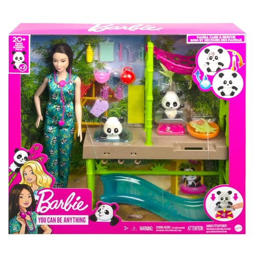 Barbie panda pflegestation - barbie,