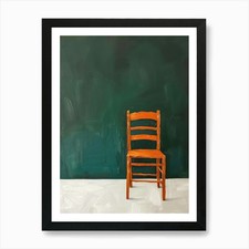 Stuhl vor der Wand 1