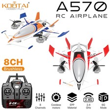 KOOTAI A570 RC 8CH Segelflugzeug Vektor 6-Achsen-Gyro Brushless Flugzeug