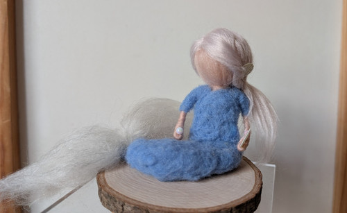 Waldorf filzfee meerjungfrau - waldorf,
