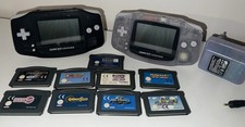 Game Boy Advance Set – 2 Konsolen + 9 top Spiele – voll funktionsfähig Konvolut
