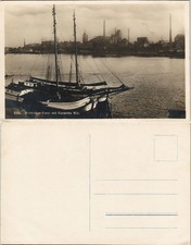 Ansichtskarte Kiel Segelboote