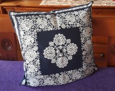 NEU!??Deko Couch Kissen 38x38 BW