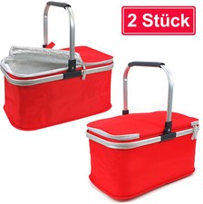 2x EINKAUFSKORB 24Ltr. Alu