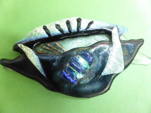 Brosche freimaurer auge glas - freimaurer-auge,,