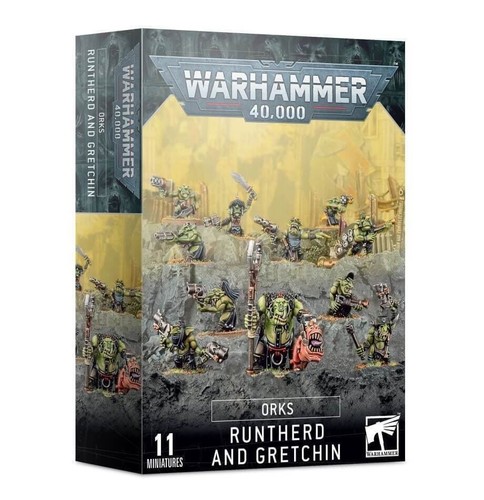 Orks runtherd and gretchin - -,