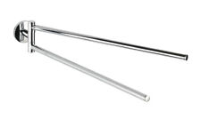 WENKO Handtuch Halter Stange Zink hochwertig rostfrei Wand Bad Cuba Chrom