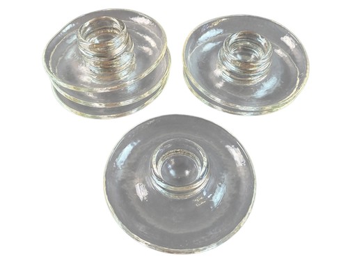 Vintage glas eierbecher - glas,
