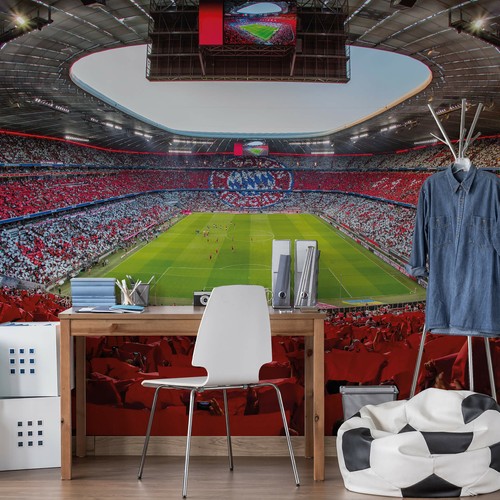 Fototapete fcb stadion - fototapete, rot