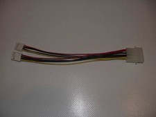 Y Strom Kabeladapter 4-Pin Molex zu 2x 4-Pin Molex Floppy, 15cm