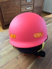 Kinder Skihelm,Größe Xs -S,mit Brille und Tasche,neuwertig,pink Orange.