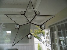 Tiffany Fenster Bild Stern