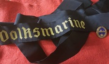 Mützenband VOLKSMARINE UND RESERVISTENABZEICHEN