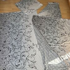 Wende-Bettwäsche 6Tlg. 2x Spannbettlaken, 2x Deckenbezug, 2x Kissenbezug