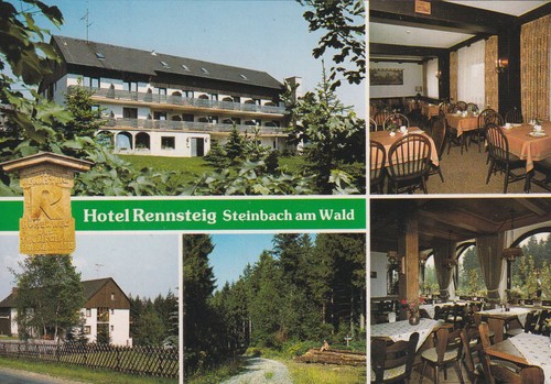 Alte postkarte hotel - postkarte,