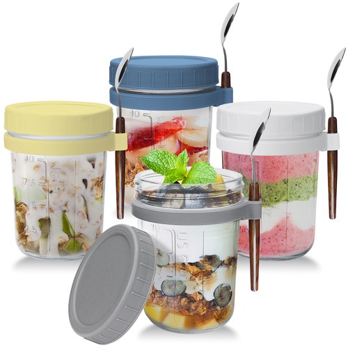 Glas müslibecher mit - glas,