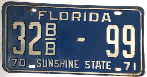 Kennzeichen florida bb - florida, 32