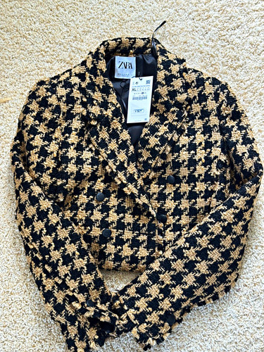 Zara damen tweedjacke - zara,
