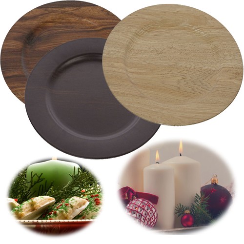 Platzteller kerzentablett 33cm - platzteller,