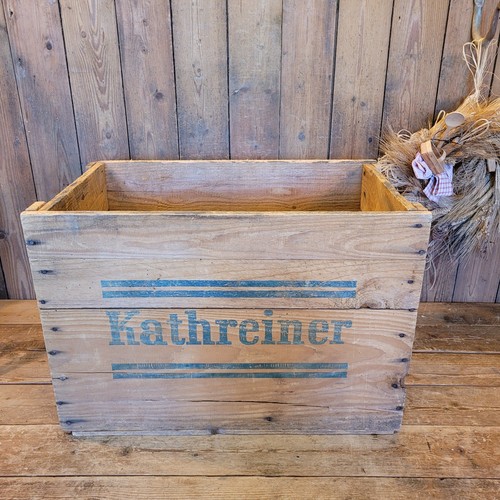 Alte holzkiste kathreiner - holzkiste,